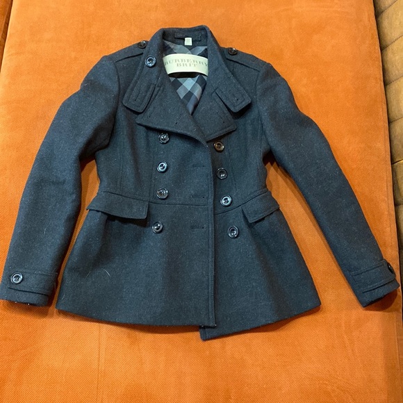 Burberry Brit cropped double breast coat